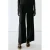 Mango regular waist straight leg pantalon – zwart