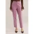WE Fashion tapered regular waist pantalon lila