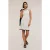 Motivi Wavy Stitch Knit Dress White