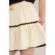 WE Fashion A-lijn rok beige