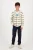 Vingino gestreept vest MAK ecru/beige