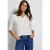 Street One Dames Shirt met V-hals in Wit