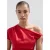 Mango midi jurk rood