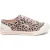 Rocket Dog Jazzin Leon Leopard Dames Casual Sneakers Lichtroze