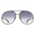Chloe Aviator Dames Gold Zwart Grijs Gracient CH0145S