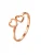 Hey Happiness Ring ‘Connected Hearts’  rose-goud