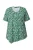 Ulla Popken Shirt  smaragd / neongroen / lichtgroen / wit