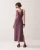 Summum Dress Cotton Elastane Heavy 5s1644-30752 Jurk 334 Deep Fig