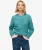 Slouchy Gebreide Crew Trui Green