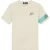 Malelions Men Captain T-Shirt | Beige/Bright Blue