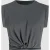Basis Crew Neck Cropped T-Shirt