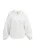 IZIA katoenen blouse Dames Gebroken wit met zilveren strepen en stippen