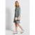 Street One Dames Corduroy jurk met gespleten hals in Blauw
