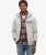 Vintage Logo Hoodie met Borduursel en Rits Donkergrijs