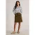 White Stuff Tia Cord Skirt Khaki Green