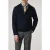 Paul Smith Mens Sweater Zip Neck Very Dark Navy