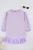 TRENDYOLKIDS Meisjes Paars Effen Midi Lang Casual Recht Jurken