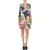 Moschino Multicolor Print Jersey Dress Multicolour