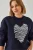 Geborduurd Ronde Hals Katoenen Sweatshirt
