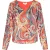 usha Blouse Dames Oranje Veelkleurig