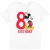 Disney Kinderen/kids mickey mouse 8e verjaardag t-shirt