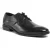 Pod Smyth Leren Heren Zwarte Veterschoenen