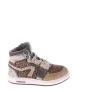 Pinocchio leren sneakers beige/panter