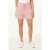 Scotch & Soda Curved Hem Drawstring Shorts Dusty Rose