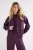 Tramontana Jacket Bonded Satin C14-22-801 Jackets 004840-auberginenoir