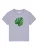 Watapparel Shirt ‘Monstera 2.0’  groen / pastellila