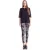 Top met Nep Leren Detail