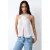 MANGO TEEN overslagtop zilver