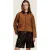 ALTER EGO Rose Suede Jacket Oak/ Coffee