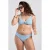 America Today niet-voorgevormde bikinitop Willow lichtblauw/wit