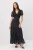 TRENDYOLMİLLA Dames Zwart Bloemen Maxi Kort Skater Jurken