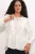 Kanten Woven Blouse met Striksluiting