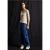 Basic Shirt met 3/4 mouwen