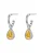 Hey Happiness Oorbellen ‘November Birthstone’  zilver