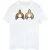Li-cense Disney dames chip n dale rugzijde borst print katoenen vriendje t-shirt