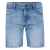 Retour Jeans straight regular waist short light blue denim