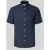 Blend slim fit linnen overhemd met viscose model ‘Bobby’