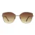 Calvin Klein CK22120S 714 goud bruin gradiënt zonnebril