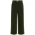 JDY corduroy straight leg casual broek – donkergroen