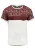 !Solid Shirt ‘Florian’  rood / natuurwit