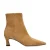 Manfield suède enkellaarzen beige