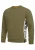 INDICODE JEANS Sweatshirt ‘Nilon’  groen / zwart / wit