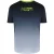 Gradiëntstijl Korte Mouwen T-shirt in Navy