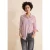 Street One Dames Shirtblouse met strepen in Roze