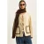 Overmaatse gebreide cardigan met striksluiting