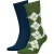 Tommy Hilfiger Ruitensokken Heren (Set van 2) (Marine, Groen, Wit)